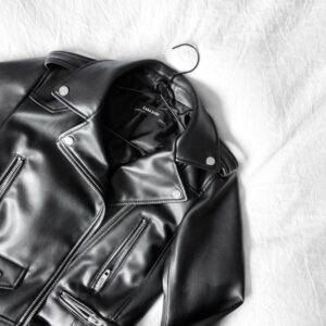 Luxe Black Leather Moto Jacket